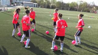 Techniktraining FC Bayern München U17 Frauen und Mädchen [upl. by Dressel]