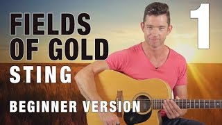 quotFields of Goldquot  Beginner Guitar Lesson  Part 1 [upl. by Rotciv]