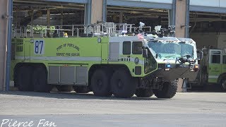 Air Alert 1 Response Port Of Portland Fire Rescue C8 FT85 FT86 FT87 amp R82 4K [upl. by Yerxa133]