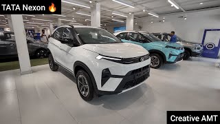 TATA Nexon facelift 2023 🔥 CREATIVE AMT petrol ₹1393145 Lakh [upl. by Desi]