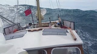 Ep009 Stormy Sailing in the Mediterranean Big Seas amp Gale Force Winds [upl. by Eli]