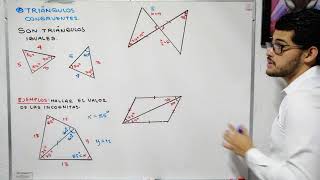 Geometría triángulos congruentes [upl. by Yeslrahc]