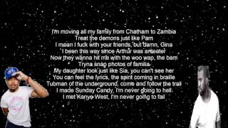 Kanye West  Ultralight Beam Lyrics [upl. by Ahsinad239]