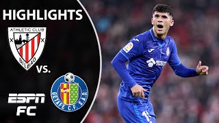 Athletic Club and Getafe play to 11 draw  LaLiga Highlights  ESPN FC [upl. by Giavani]