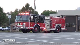 Schaumburg Fire Department Engine 52 Spare and Truck 52 responding [upl. by Beryle]