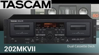 New TASCAM 202ᴍᴋVII cassette deck  Detailed review [upl. by Hegarty310]