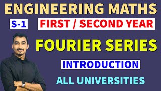 FOURIER SERIES  S1  DIRICHLETS CONDITION  ENGINEERING MATHEMATICS  SAURABH DAHIVADKAR [upl. by Nissy]