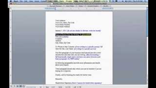 How to Write a Business Letter [upl. by Annil]