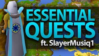 Essential Quests in OSRS ft SlayerMusiq1 [upl. by Aspa]