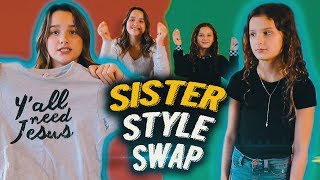 Sister Style Swap  Hayley LeBlanc amp Annie LeBlanc [upl. by Follansbee]