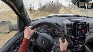 2021 RAM 1500 TRX  POV Test Drive Binaural Audio [upl. by Juakn434]