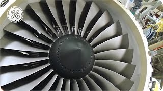 GE90 and GEnx Composite fan blades [upl. by Oicirbaf]