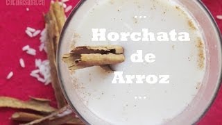 Agua de Horchata con Arroz  Receta Mexicana [upl. by Nylirej]