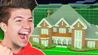 Building a Minecraft House But You HAVE to CHEAT [upl. by Ailimac851]