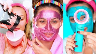 💗💦AT HOME FACIALS✨💜 SKINCARE COMPILATION 2020  Victoria Lyn [upl. by Titus]