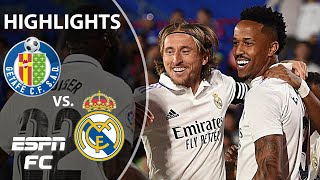 Getafe vs Real Madrid  LaLiga Highlights  ESPN FC [upl. by Kort100]