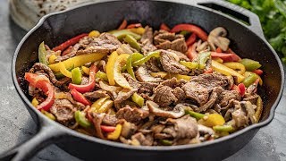 How to Make 20 Minute Steak Fajitas [upl. by Tower237]