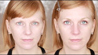 LASH amp BROW TINTING AT HOME  NATURAL RESULTS  BETTER OFF RED [upl. by Adnalra235]