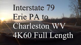 Interstate 79 4K60 Full Length Southbound [upl. by Jerold]