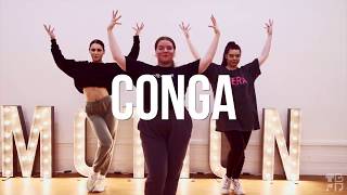 Laura Karai Choreography to Gloria Estefan Miami Sound Machine  Conga [upl. by Yentrok]