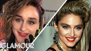 I Tried Every Iconic 1980s Look in 48 Hours  Glamour [upl. by Pros550]