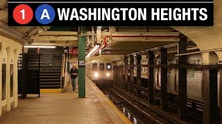 NYC Subway Washington Heights Manhattan [upl. by Leahcim]