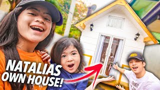 SURPRISING Natalia with her OWN NEW HOUSE  Ranz and Niana [upl. by Ahseken]