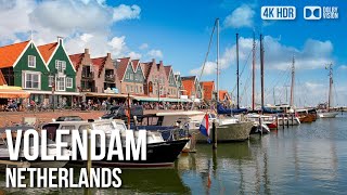 Volendam Traditional Dutch Fishing Village  🇳🇱 Netherlands 4K HDR Walking Tour [upl. by Refinneg796]