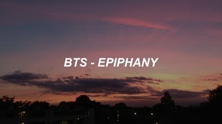 BTS 방탄소년단 Epiphany Easy Lyrics [upl. by Deidre]