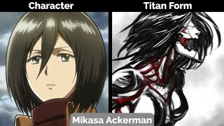 WHEN AOT CHARACTERS TURN INTO TITAN SEASON 4SPOILER [upl. by Conlin]