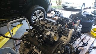 Chevy Equinox 30 V6 Engine Removal [upl. by Okihsoy714]