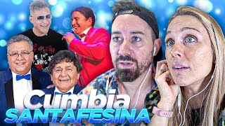 ESPAÑOLES REACCIONAN a la MEJOR CUMBIA SANTAFESINA BAILAMOS [upl. by Inalej]