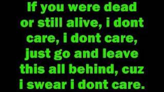 I dont care by Apocalyptica with lyrics [upl. by Darn273]