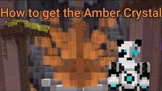 How to Find the Amber Crystal hypixel skyblock [upl. by Zebedee]