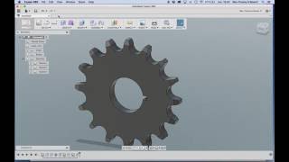 Drawing sprocket from scratch i Fusion 360  tutorials [upl. by Ahsikyw151]