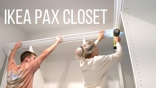 IKEA PAX Closet  Home With Stefani [upl. by Meggie]