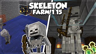 Easy 116 Skeleton XP Farm  Minecraft AFK [upl. by Roby]