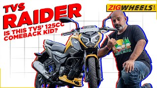 TVS Raider 125 First Ride Review  Specifications Performance Exhaust Note amp more  ZigWheels [upl. by Ttelrats598]