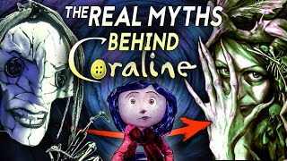 The Creepy Real Myths amp Lore Behind Coraline Explained  Coraline Theory  Analysis [upl. by Suoivart]