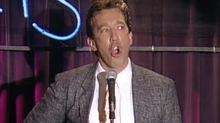 Tim Allen Grunts up a Storm at Rodney’s Place 1989 [upl. by Nikaniki]