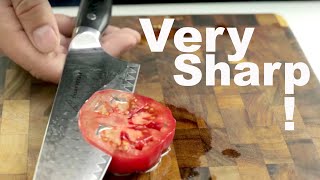 How to Sharpen a Knife to Razor Sharpness  Extremely Sharp whetstone sharpening tutorial [upl. by Aekahs390]