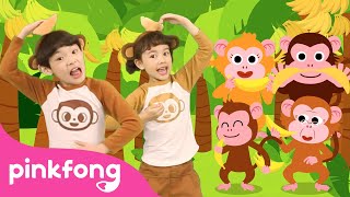 Monkey Banana Dance  Baby Monkey  Dance Along Song  Pinkfong Kids Songs [upl. by Llohcin]