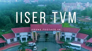 IISER Thiruvananthapuram Drone Shots  Most Beautiful Campus in India [upl. by Bosch751]