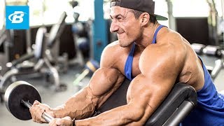 Sadik Hadzovics Classic Biceps and Triceps Workout  IFBB Pro [upl. by Ontina]