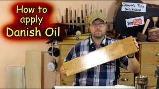 How to apply Danish Oil [upl. by Aneek]