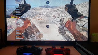 How To Split Screen On Warzone [upl. by Irreg425]