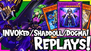 Invoked Shaddoll Dogmatika YuGiOh Master Duel Platinum Rank Replays Info in Description [upl. by Sussi]