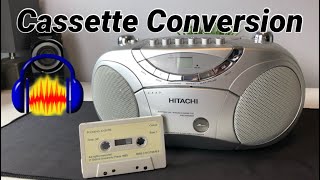 Converting Cassettes To Digital Using Audacity [upl. by Temple]