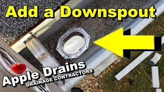 How To Add a Downspout To Your Gutter [upl. by Obediah]