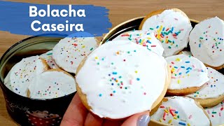 Bolacha caseira com merengue sequinho receita muito fácil [upl. by Zarla]